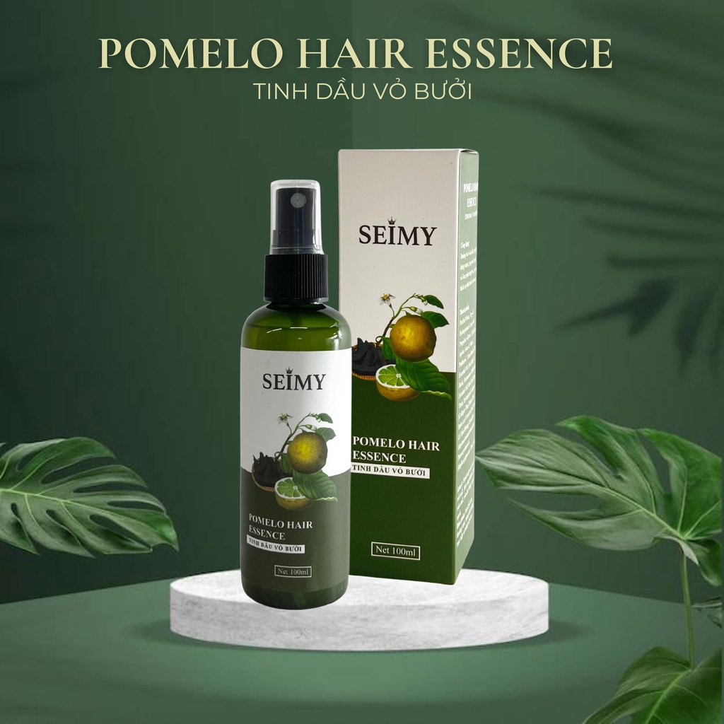 Tinh dầu bưởi Seimy - Pomelo Hair Essence 100ml giữ ẩm, tóc mọc nhanh và dài, mềm mượt