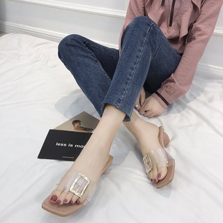 dép nữ trong suốt tinh tế