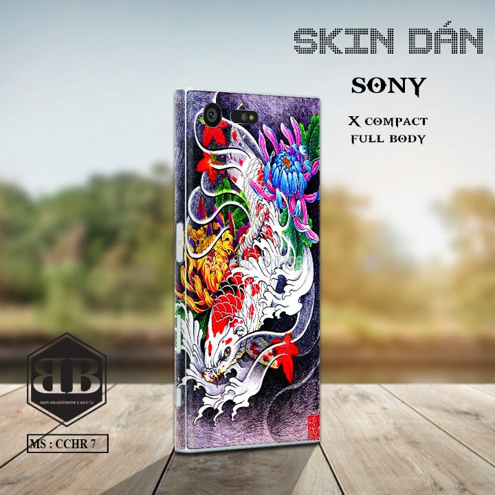 Bộ Skin Dán Sony Xperia X Compact dán full lưng viền dùng thay ốp lưng điện thoại cực đẹp