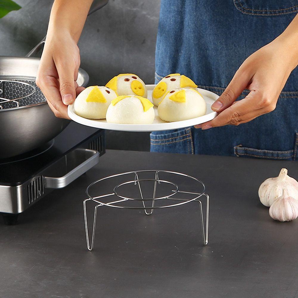 HARRIETT Giá Đỡ Nồi Hấp Bằng Thép Không Gỉ Siêu Bền Đa Năng Tiện Dụng Cho Nhà Bếp