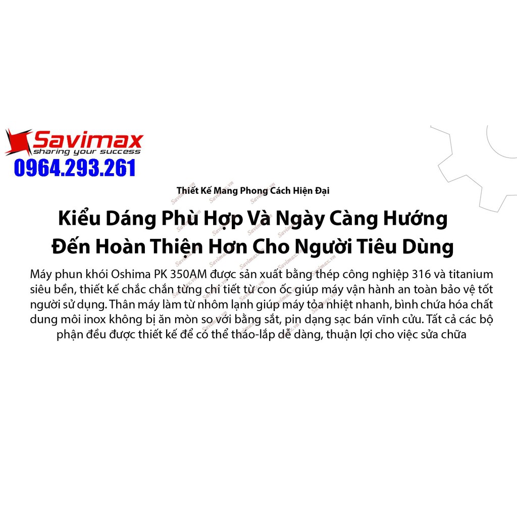 Cung cấp máy phun thuốc diệt muỗi dạng khói giá rẻ, an toàn và hiệu quả Oshima PK-350AM toàn quốc