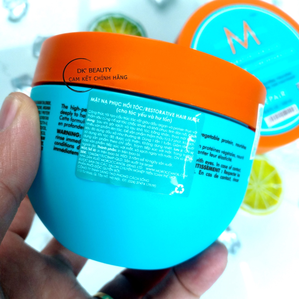 Hấp Phục Hồi Tóc Moroccanoil Restorative Hair Mask Cho Tóc Yếu Vô Hư Tổn