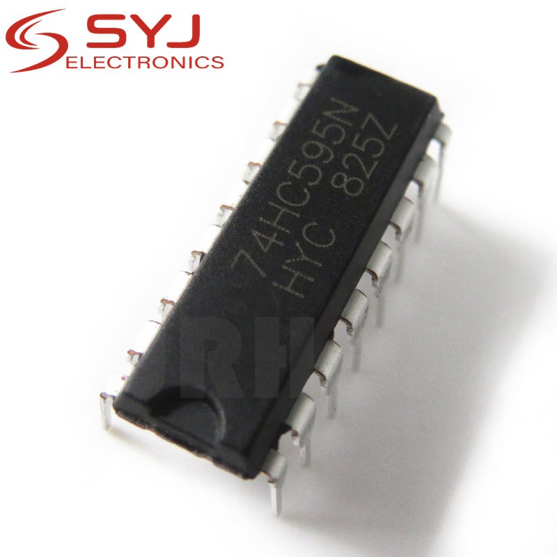 10 Cái / lốc SN74HC595N SN74HC595 74HC595N 74HC595 DIP-16 Mới Chính Hãng Còn Hàng