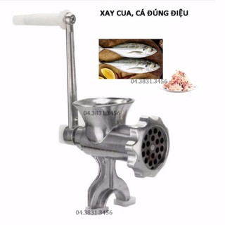 Máy xay thịt,cua cá bằng gang tiện dụng