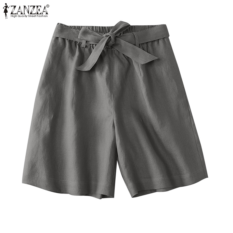 Quần short Zanzea cạp cao phong cách Hàn cho nữ