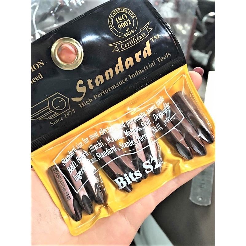 Mũi vít đóng nâu ngắn đầu tù STANDARD 8mm