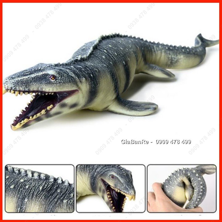 Mô Hình Khủng Long Thủy Sinh Khổng Lồ Mosasaurus 43cm - Nhựa Mềm - 7740.1