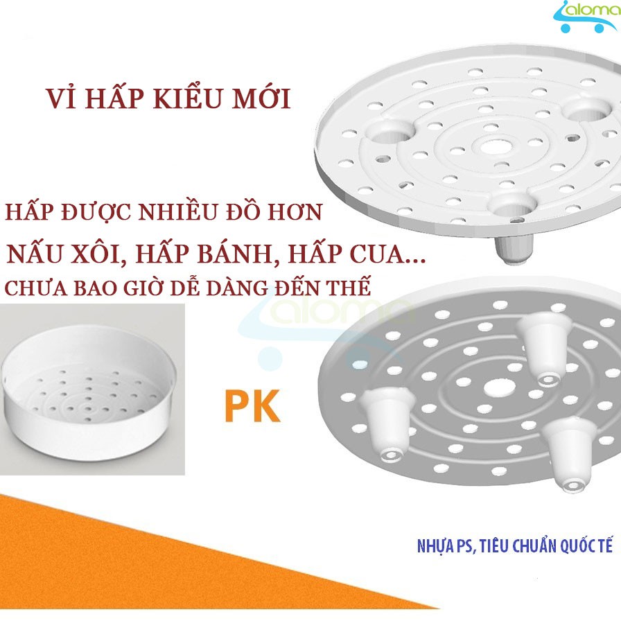 [Mã ELHADEV giảm 4% đơn 300K] Nồi cơm điện 1.8L chống dính bằng vân đá Maifanite Aulux LS-18A1