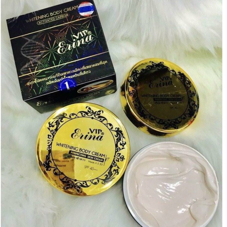KEM DƯỠNG TRẮNG BODY THAN HOẠT TÍNH VIP ERINA ( Chuyên dùng cho Spa – Thẩm mỹ viện )
