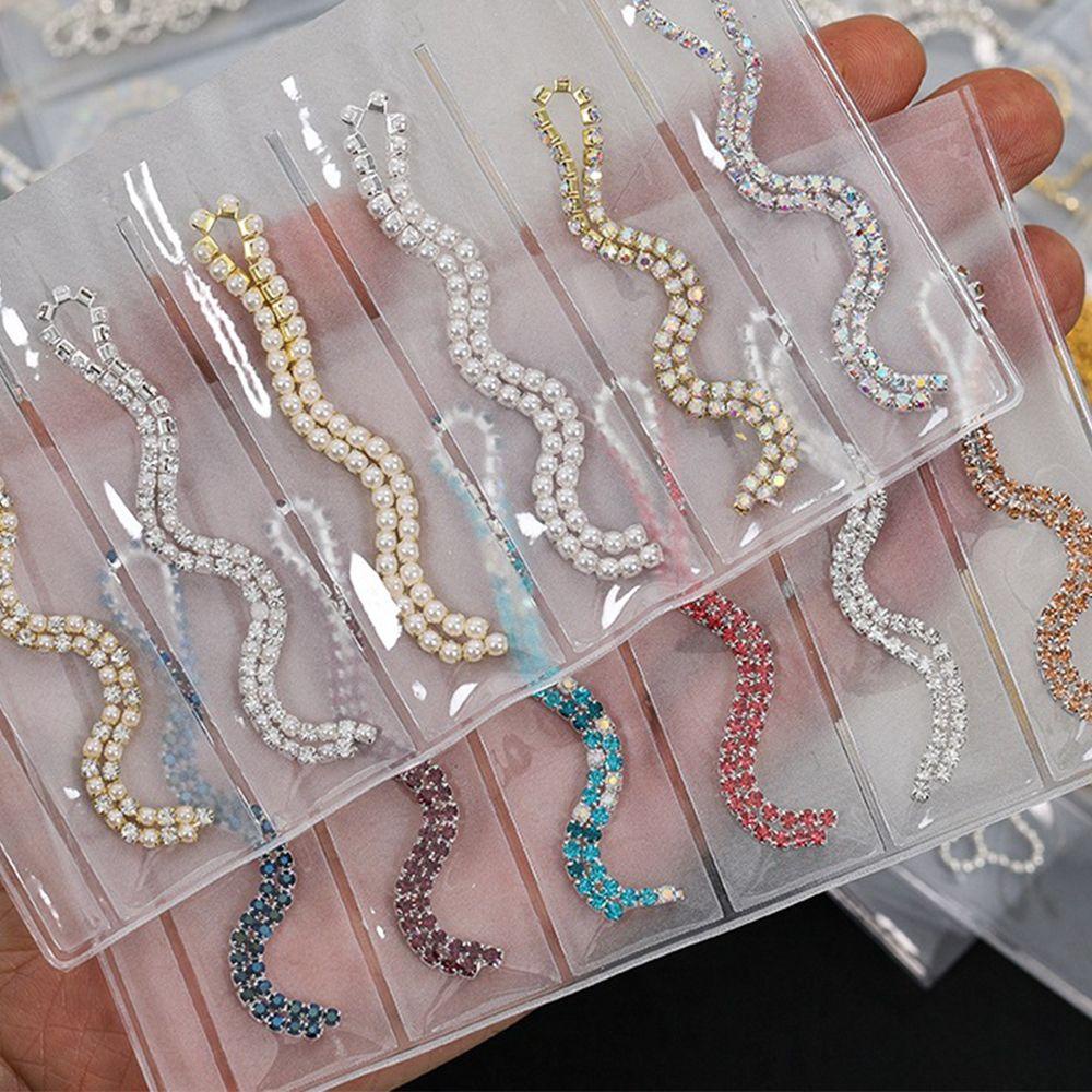 Dây Chuyền Kim Loại Phong Cách Punk|Phụ Kiện Trang Trí Móng Nghệ Thuật DIY Charms