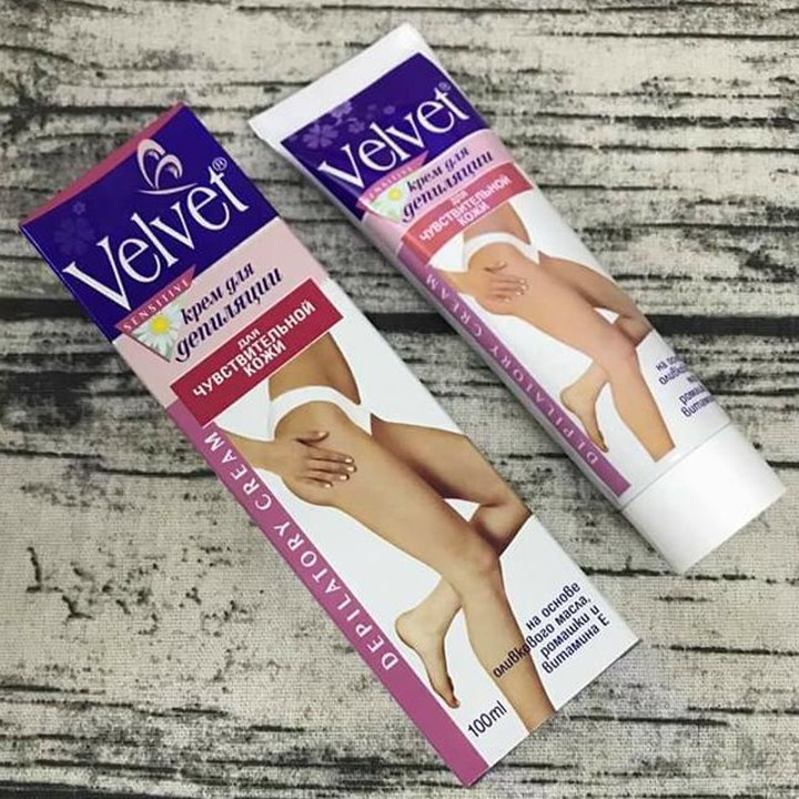 Kem Tẩy Lông Tay Và Chân Velvet Nga 100ml- Không Đau Rát, Không Viêm Lỗ Chân Lông | BigBuy360 - bigbuy360.vn