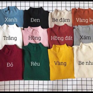 Áo Len cổ 3 phân nữ hàng chất lượng cao ( video+ảnh thật)