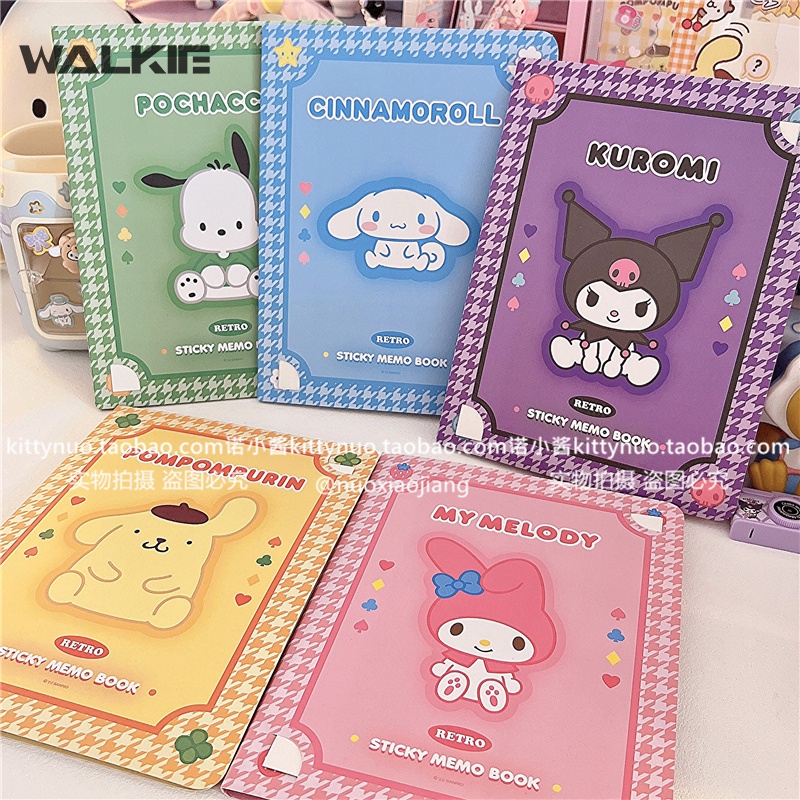 Sổ Tay Ghi Chú In Hoạt Hình Melody Kuromi Dễ Thương