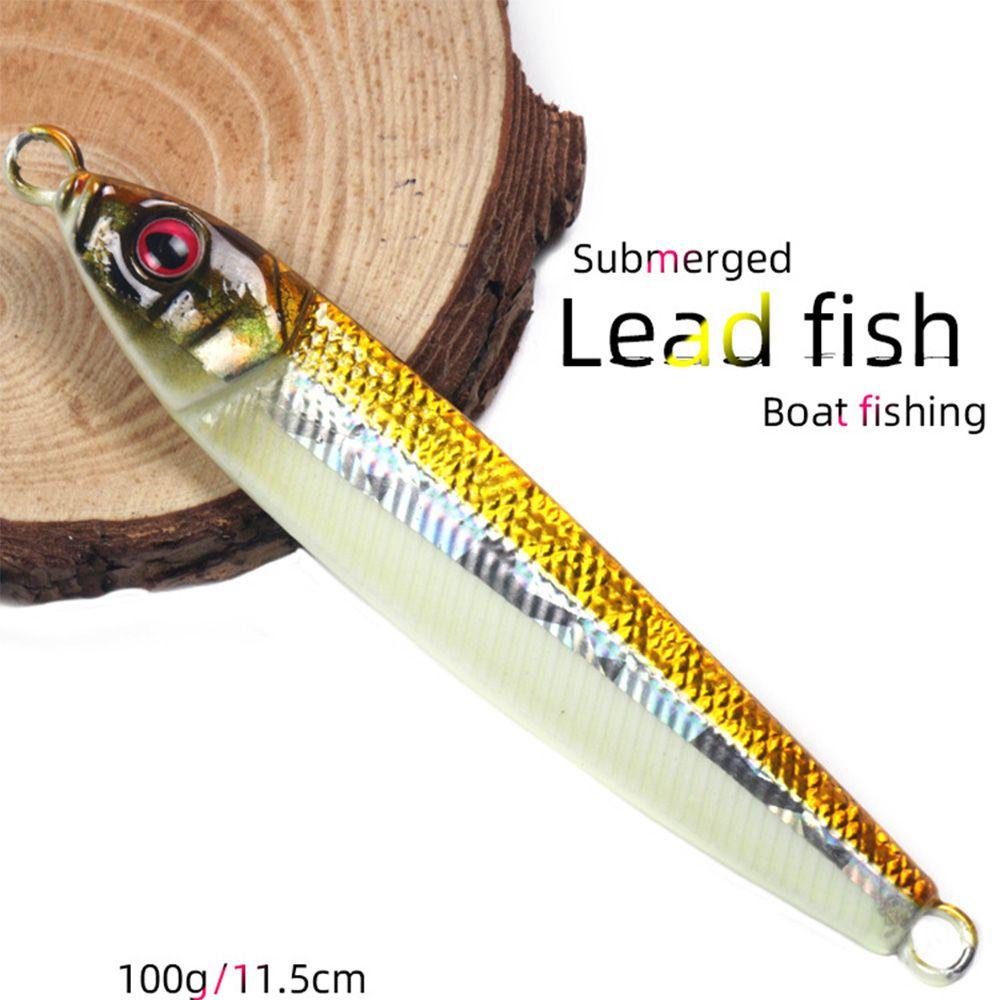 MUVAKO Mồi Câu Cá Giả Bằng Kim Loại Nhiều Màu Sắc 80g 110mm