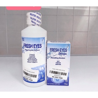 Nước ngâm kính áp tròng lens vệ sinh lens chuyên dụng