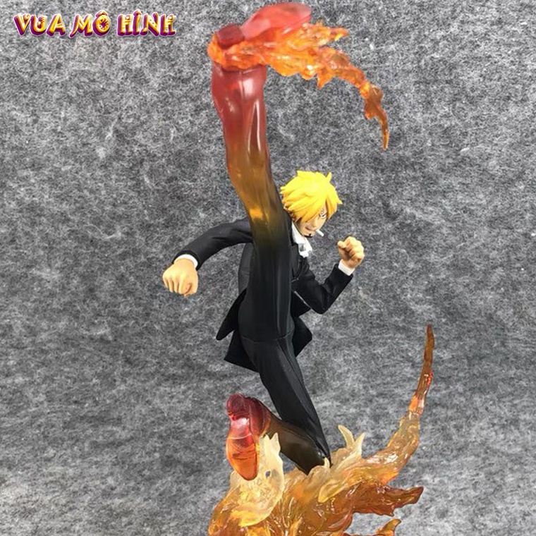 Mô hình One Piece - Figure One Piece Vinsmoke Sanji hàng cao cấp cao 16cm hiệu ứng chiến đấu đặc biệt