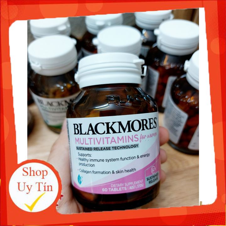 [Hàng chuẩn Úc] Vitamin tổng hợp cho phụ nữ Blackmores Multivitamin for Women hỗ trợ sinh lý nữ blackmores women