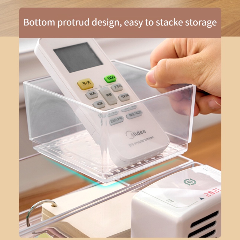 Hộp Đựng Đồ Trang Điểm Chia Ngăn Bằng Nhựa Tiện Dụng