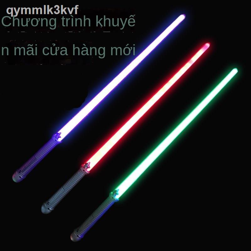 ❀✒❄Star Wars lightsaber rung với đồ chơi kiếm laze cho trẻ em mẫu giáo chương trình biểu diễn đạo cụ phá