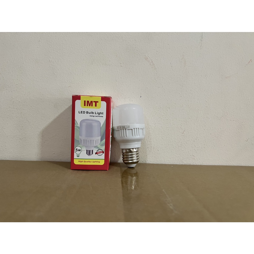 BÓNG ĐÈN LED TIẾT KIỆM ĐIỆN – KÍN NƯỚC 5W ÁNH SÁNG TRẮNG - LOẠI TỐT - IMT