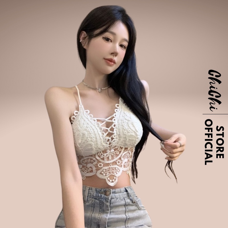 Áo Bra Ren Nữ EVABRA Crotop Đệm Lót Mỏng Mềm Mại Hở Lưng 210