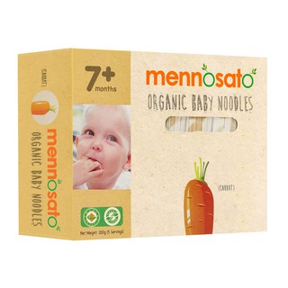 Mì dinh dưỡng rau củ hữu cơ cho bé vị cà rốt 200g - Men No Sato