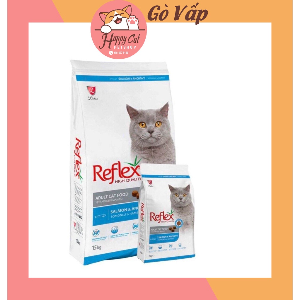 Hạt cho mèo REFLEX bao 15KG - HAPPYCAT