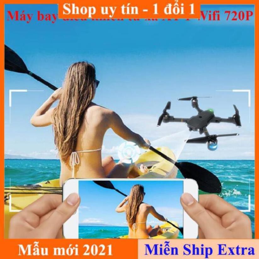 [ Xả kho tết] Flycam mini, Máy bay điều khiển từ xa XT-1 kết nối Wifi quay phim chụp ảnh Full HD 720P