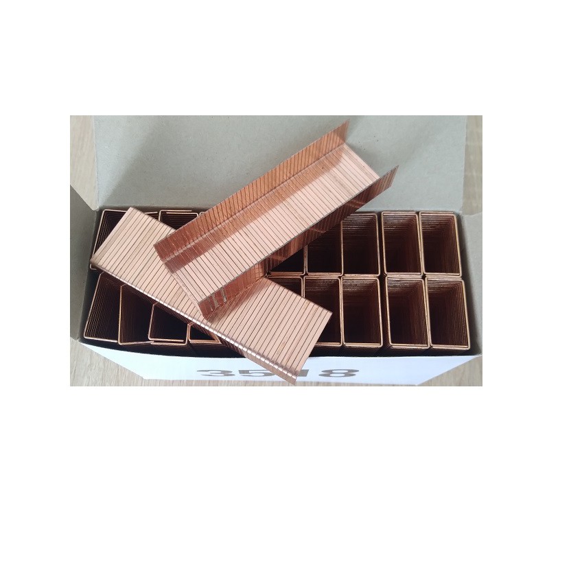 Đinh 3518 có 1800 cây kim ghim bấm bao bì hộp thùng giấy - Loại hộp trắng