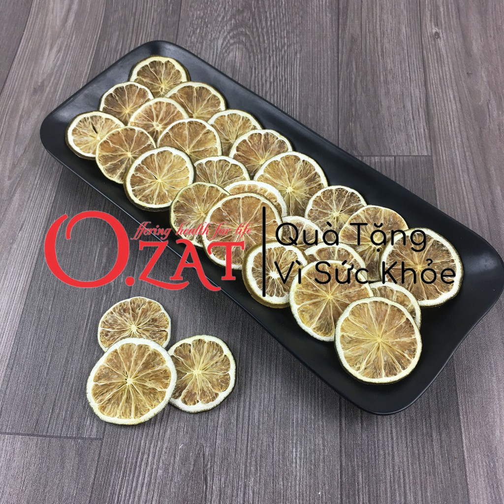 Cam vàng chanh khô hàng VIP lát đẹp 100G OZAT FOOD dùng decor trang trí noel trang trí cây thông trang trí bánh kem