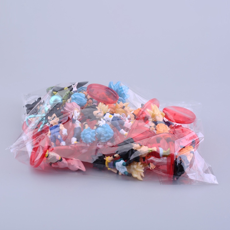 Mô hình NHÂN VẬT chibi goku mini dragon ball buu broly king vegeta super saiyan god dragonball Majin buu