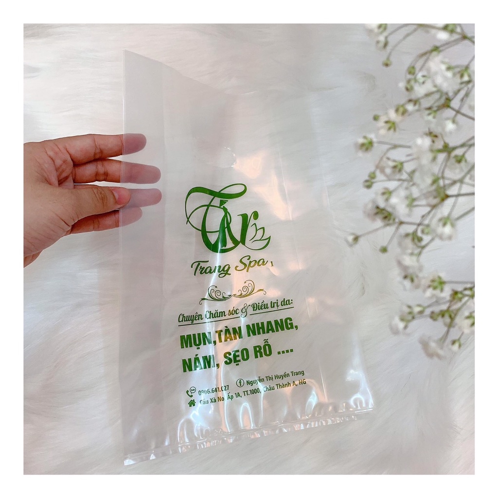 Túi nilon trong suốt, mờ, trắng. Bao ni lông có nhận in túi nilon theo yêu cầu. Túi hột xoài có nhận in bao bì