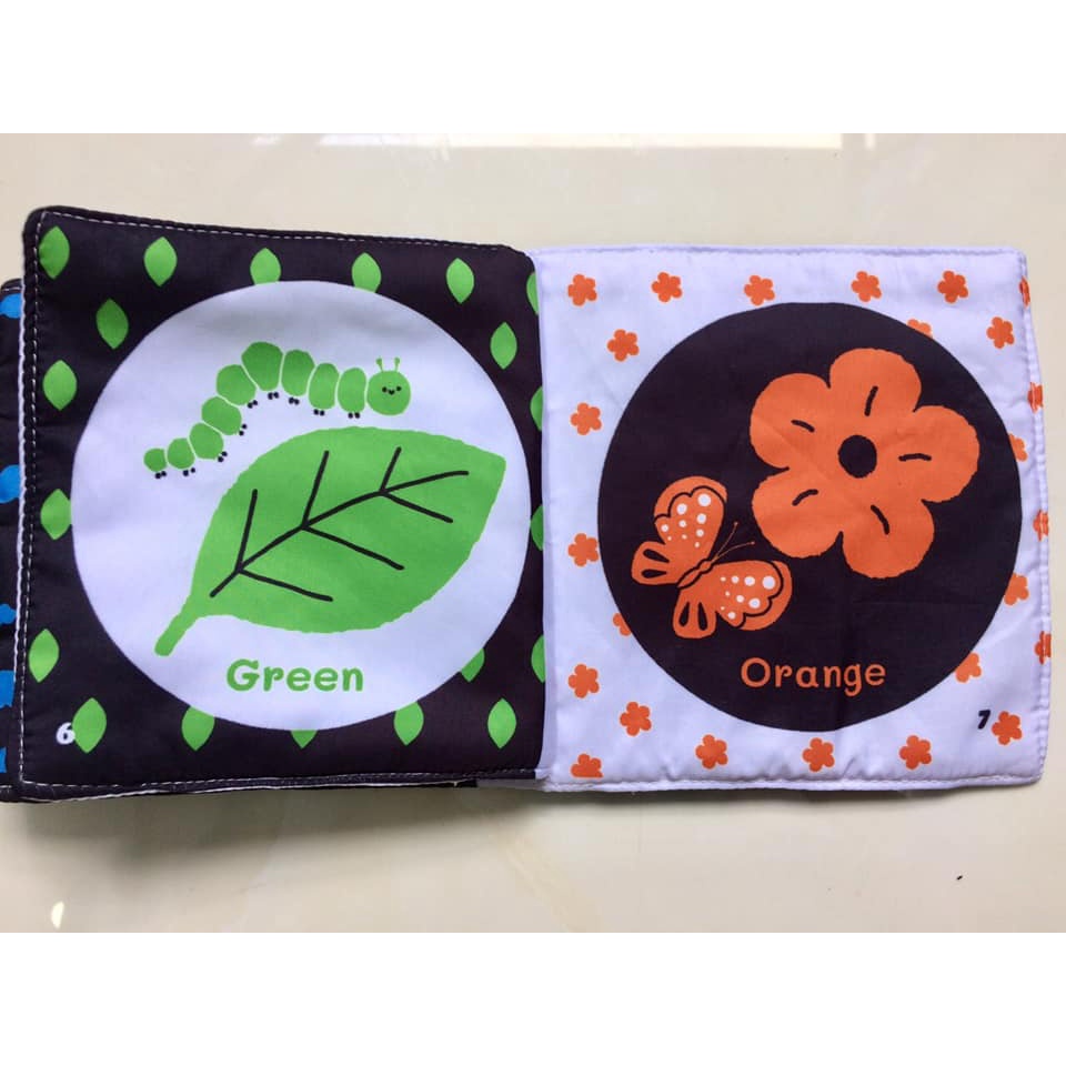 Sách Vải My First Baby Book - Colours (0-3 Tuổi)