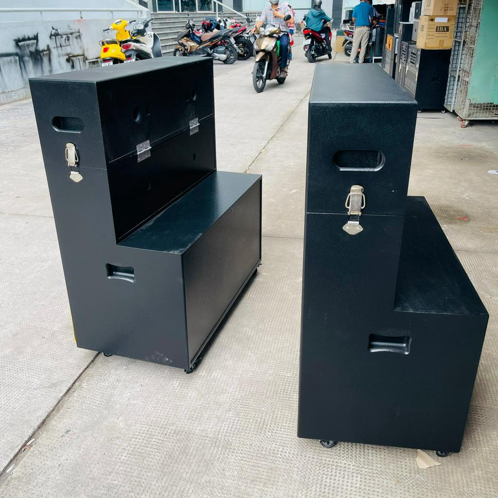 VỎ THÙNG LOA KÉO 4 BASS 40 4 TREBLE 2 TRUNG 16 NẮP GẬP LÊN XUỐNG CAO CẤP - 432VIETNAM