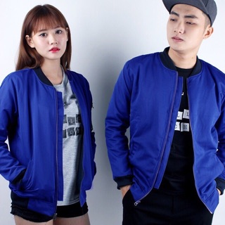 Áo khoác bomber kaki 2 lớp