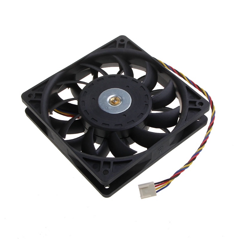 Quạt Tản Nhiệt Không Chổi Than Bang FFB1212SH 4P 12V 120mm 12cm 120x120x25mm 3700Rpm Cho Bitcoin Miner