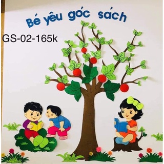 Trang trí góc sách/ thư viện-GS02