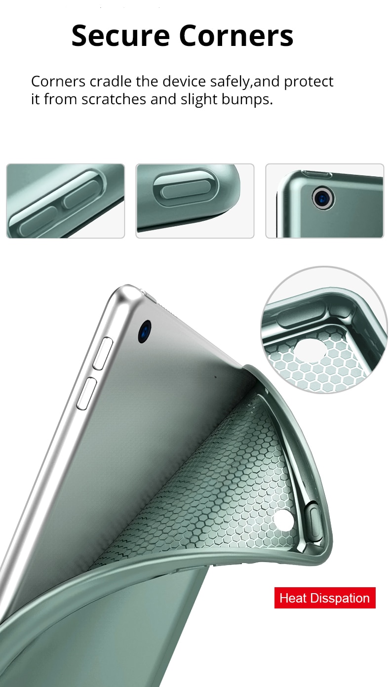 Ốp da silicone dẻo có giá đỡ có thể gấp cho Huawei MatePad T10s T10 10.1" AGS3-L09/AGS3-W09 AGR-L09/W09 | BigBuy360 - bigbuy360.vn