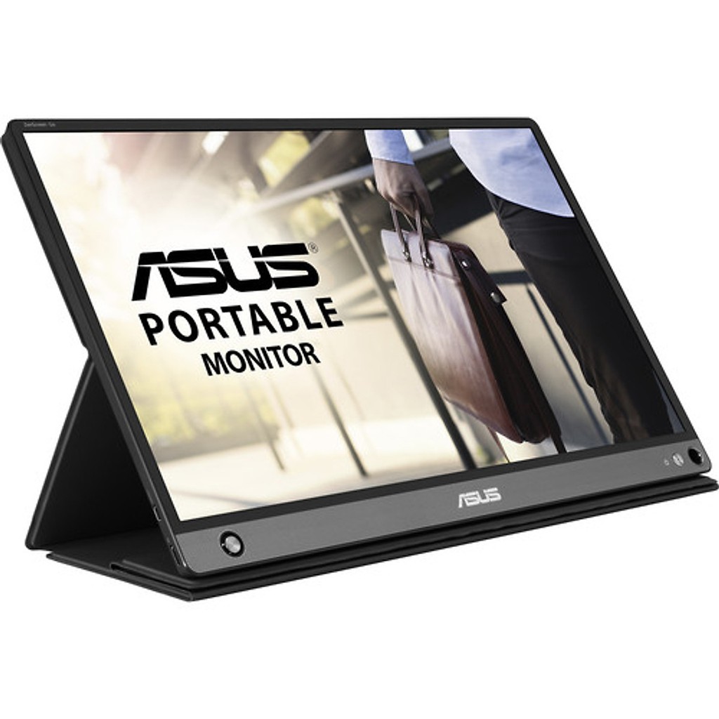 [ELJUN1M GIẢM 5% ĐƠN 3TR]Màn Hình Siêu Mỏng Di Động Asus MB169B+ 15.6" Full HD (1920x1080) IPS USB Ốp Lưng Thông Minh