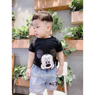 Set bộ áo cotton quần jean bé trai vivi