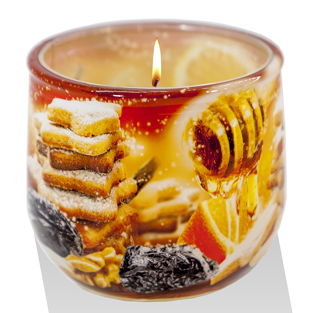 Ly nến thơm tinh dầu Bartek Winter Jutti Frutti 100g QT024471- nho, quế, lựu, nến trang trí (giao mẫu ngẫu nhiên)