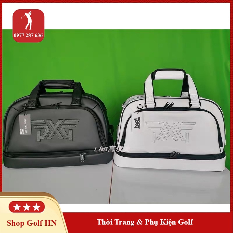 Túi đựng quần áo và giày golf bag PXG da PU cao cấp TD099