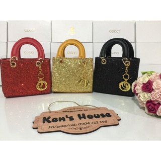 Túi xách Dior kim tuyến
