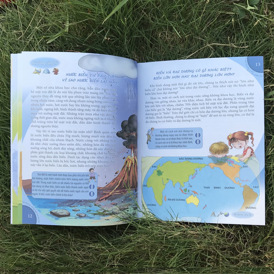 Sách - 10 Vạn Câu Hỏi Vì Sao - Đại Dương, Sông Ngòi Và Núi Cao | BigBuy360 - bigbuy360.vn