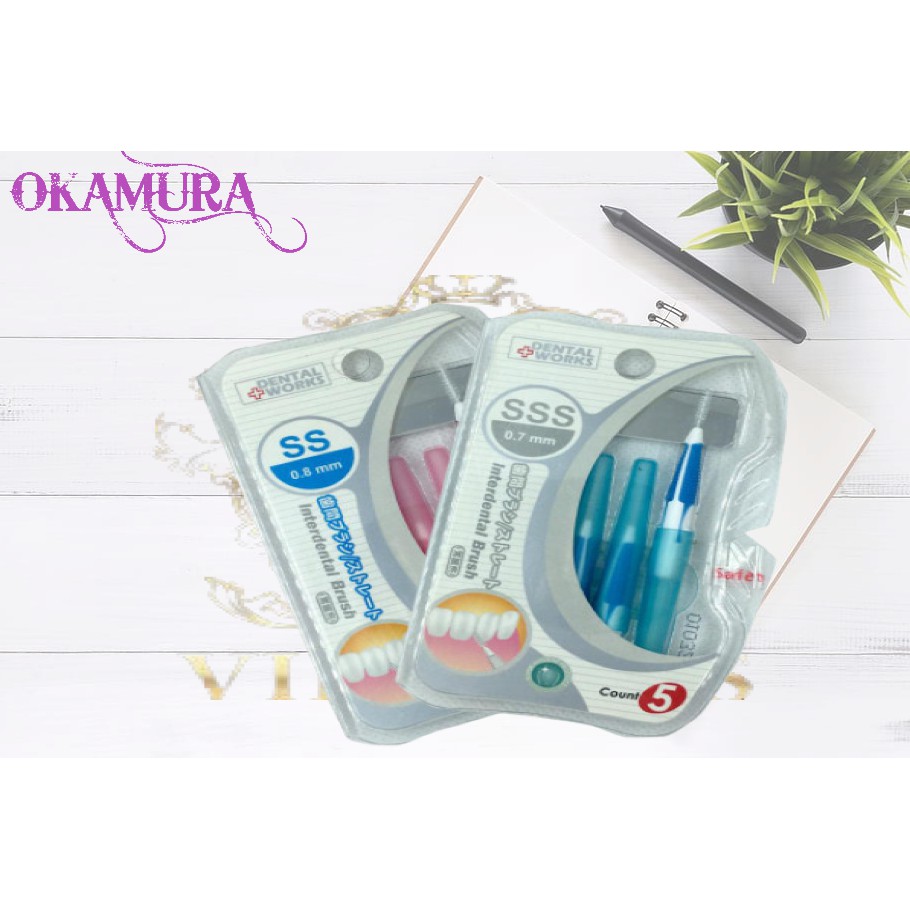 Okamura - Bàn chải kẽ răng cao cấp chất lượng Nhật Bản