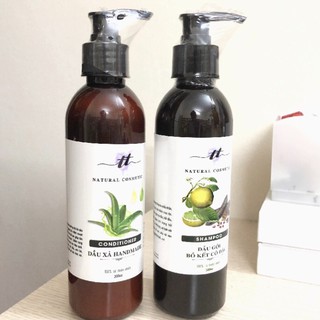 [COMBO GỘI XẢ] Dầu gội bồ kết cô đặc 600ml