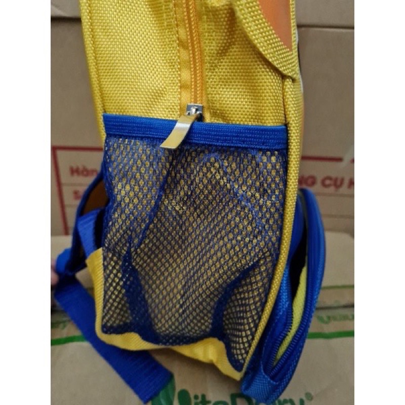 Balo grow cho bé mẫu giáo, thiết kế hình chú vàng dễ thương lắm nè