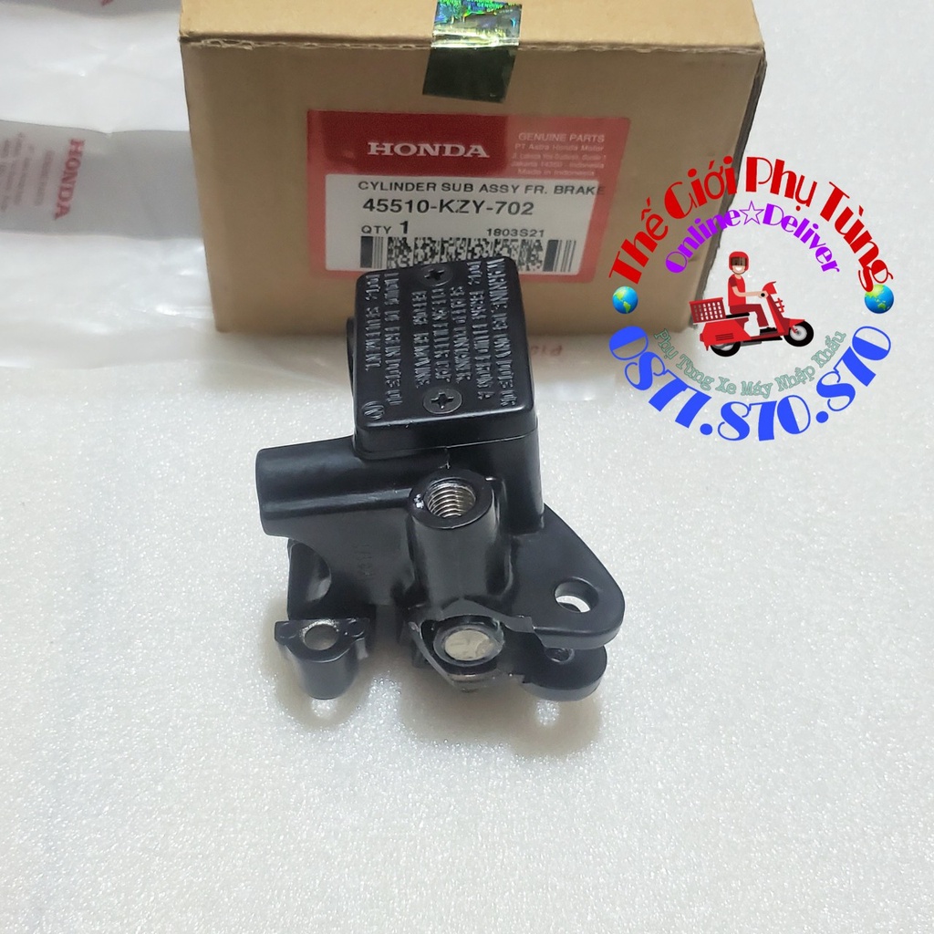 Cùm dầu tay thắng trước Sonic 150 Zin Honda - 45510-KZY-702