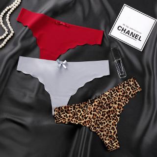 Quần lót nữ siêu mỏng S-XLT lưng thấp không đường chỉ sexy màu trơn