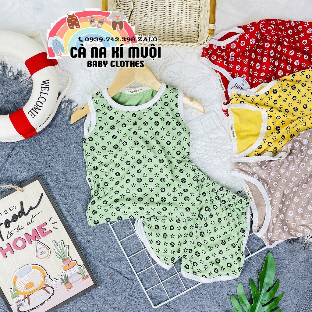 ⭐SIÊU SALE⭐Bộ Minky Mom 3 Lỗ Thun LạnhFREE SHIPCao Cấp Dể Thương Cho Bé Gái Bé Trai, Đủ Màu